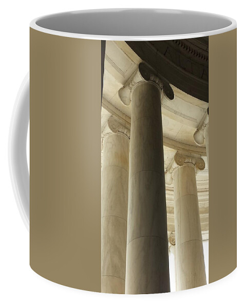 Declaration Of Independence Coffee Mug featuring the photograph Columns Stand Guard by Kenny Glover