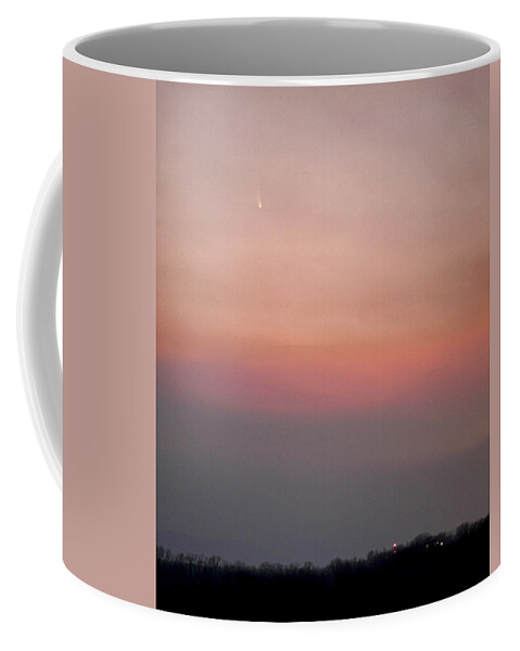 Comet Coffee Mug featuring the photograph Comet PanSTARRS by Jason Politte