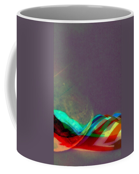 Abstract Coffee Mug featuring the photograph Comet Trail by Jodie Marie Anne Richardson Traugott     aka jm-ART