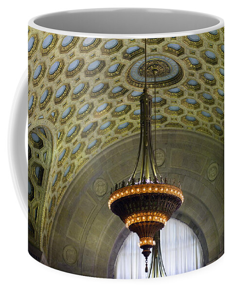 Tofd Coffee Mug featuring the photograph Commerce Court North Ceiling by Nicky Jameson