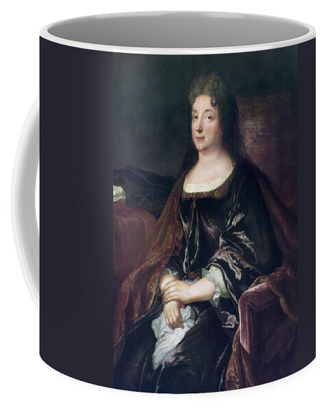 Countess Coffee Mug featuring the painting Comtesse De La Fayette (1634-1693) by Granger