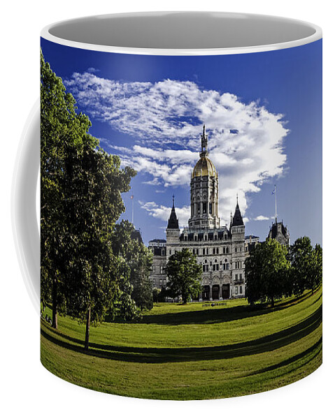 Hartford Coffee Mug featuring the photograph Connecticut Capitol Bulding by Phil Cardamone