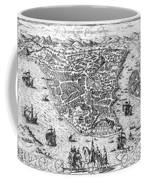 1576 Coffee Mug featuring the photograph Constantinople, 1576 by Granger