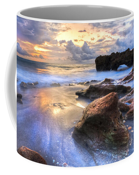 Blowing Coffee Mug featuring the photograph Coral Garden by Debra and Dave Vanderlaan