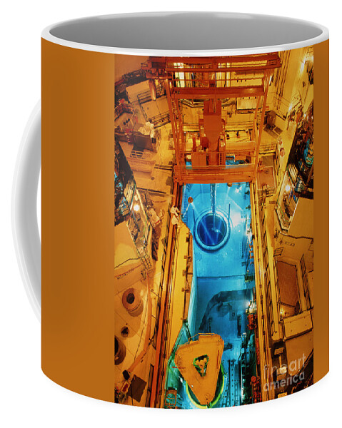 Pressurized Water Reactor Coffee Mug featuring the photograph Core Of Nuclear Plant by Yann Arthus-Bertrand