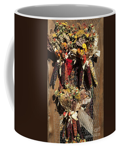 Corn Wreaths Coffee Mug featuring the photograph Corn wreaths by Steven Ralser