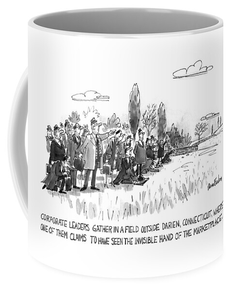Corporate Leaders Gather In A Field Coffee Mug