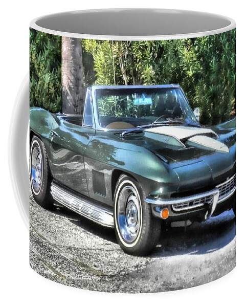 Dramatic Coffee Mug featuring the photograph Corvette Convertible by Vic Montgomery