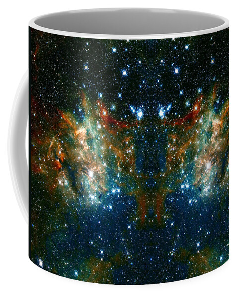 Nebula Coffee Mug featuring the photograph Cosmic Phoenix by Jennifer Rondinelli Reilly - Fine Art Photography