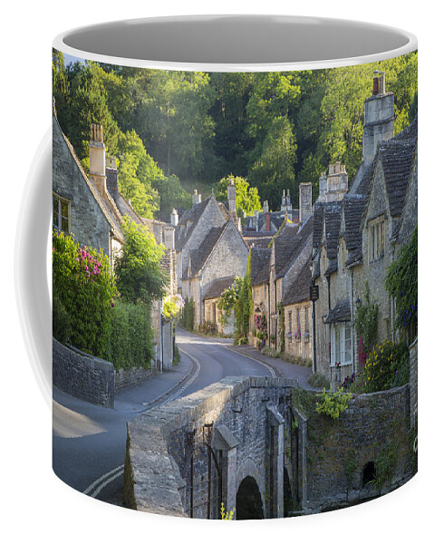 Castle Combe Coffee Mug featuring the photograph Cotswolds Morning by Brian Jannsen