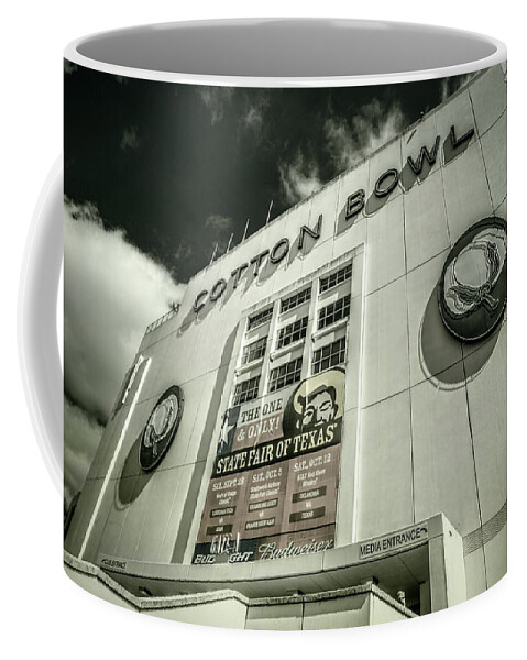 Cotton Bowl Coffee Mug featuring the photograph Cotton Bowl by Joan Carroll