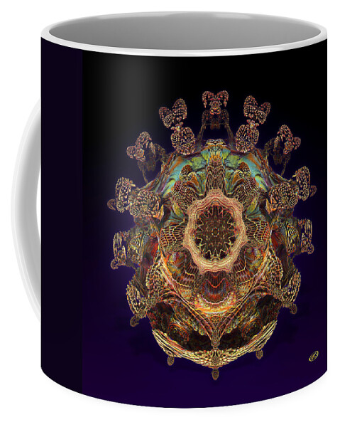 Sheep Coffee Mug featuring the digital art Counting Sheep by Kiki Art