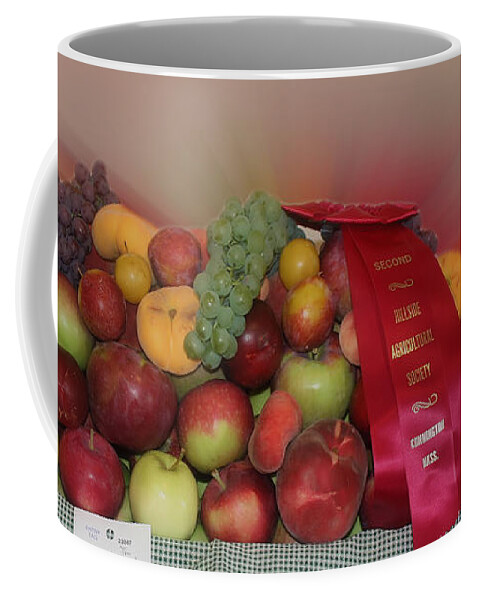 Country Fair Coffee Mug featuring the photograph County Fair Fruit Prize 4 by Smilin Eyes Treasures