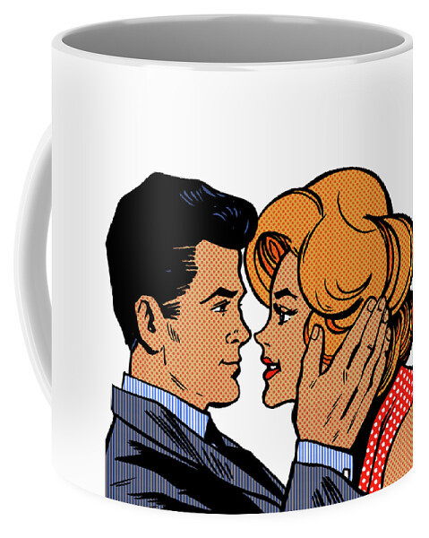20-29 Coffee Mug featuring the photograph Couple Staring Into Each Others Eyes by Ikon Images
