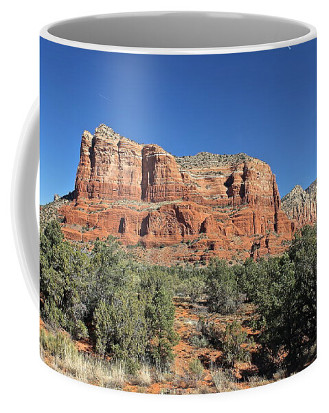 Courthouse Butte Coffee Mug featuring the photograph Courthouse Butte by Penny Meyers