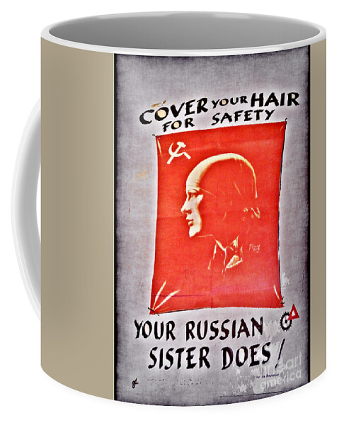 Ww2 Coffee Mug featuring the photograph Cover Your Hair by Nina Ficur Feenan