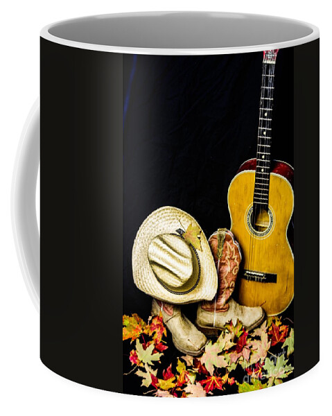 Cow Girl's Dream Coffee Mug featuring the photograph Cow Girl's Dream by Gerald Kloss