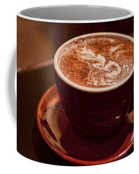 Cozy Coffee Mug featuring the photograph Cozy Latte by Ana V Ramirez