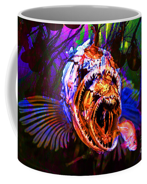 Jelly Coffee Mug featuring the photograph Creatures Of The Deep - Fear No Fish 5D24799 by Wingsdomain Art and Photography