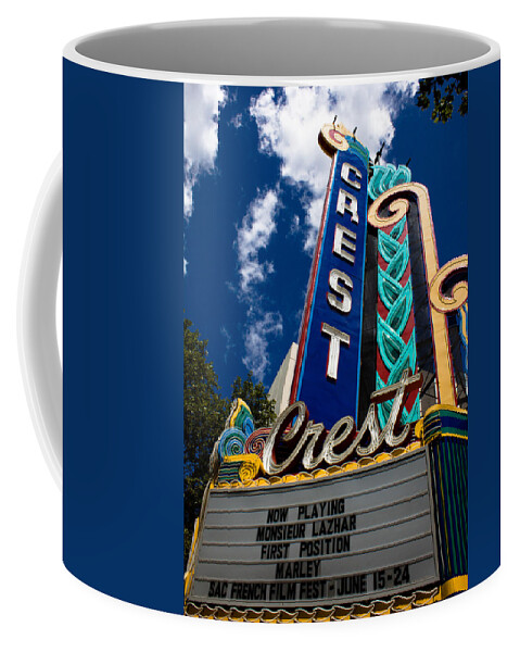 Crest Coffee Mug featuring the photograph Crest Theater by John Daly