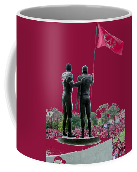 Gameday Coffee Mug featuring the photograph Crimson Walk of Champions by Kenny Glover