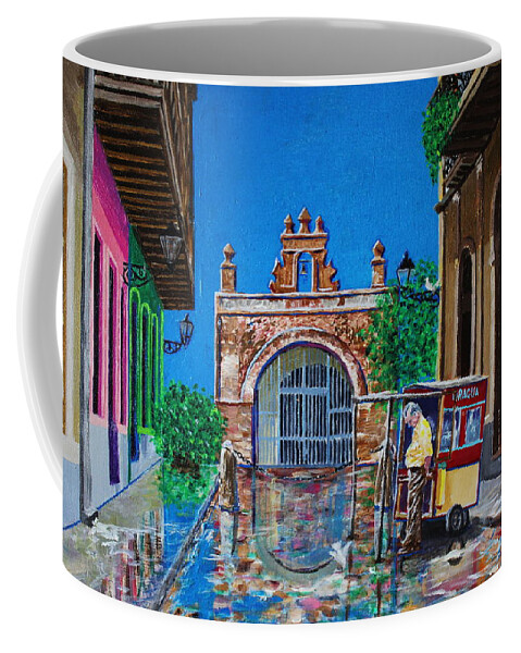 Cristo Street Coffee Mug featuring the photograph Capilla de Cristo - Old San Juan by Alice Terrill