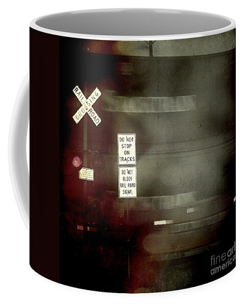 City Coffee Mug featuring the photograph Crossing the End by Trish Mistric