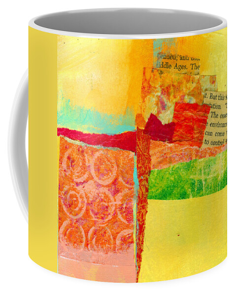 4x4 Coffee Mug featuring the painting Crossroads 54 by Jane Davies