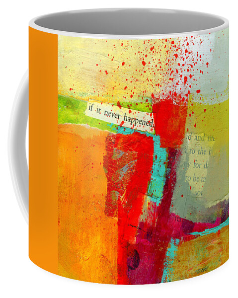 4x4 Coffee Mug featuring the painting Crossroads 58 by Jane Davies