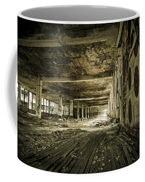 Packard Automotive Plant Coffee Mug featuring the photograph Crumbling History by Priya Ghose