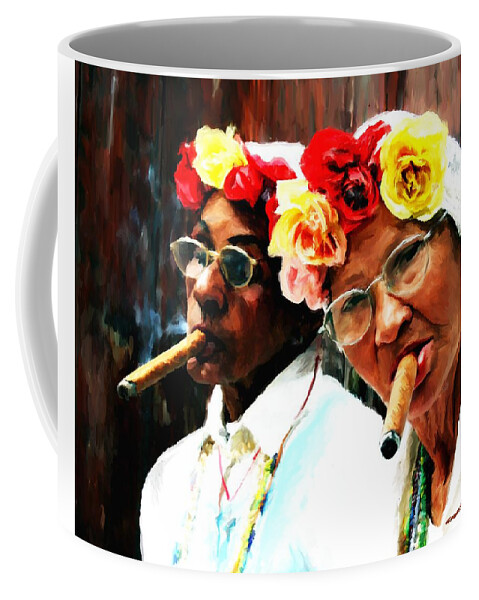 Caribbean Coffee Mug featuring the digital art Cuba - Caribbean Serie by Gabriel T Toro