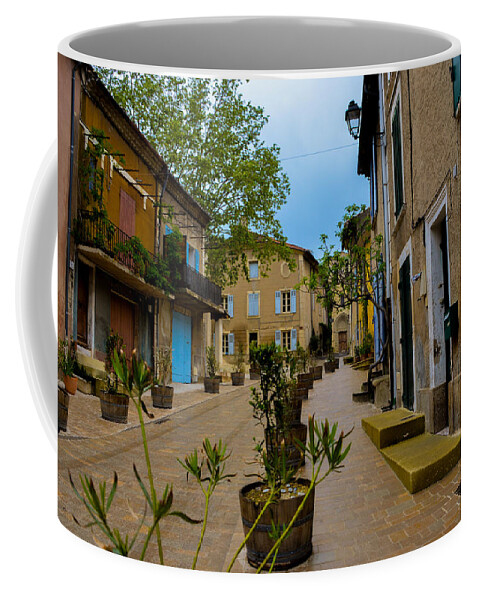 Cucuron Coffee Mug featuring the photograph Cucuron - Provencal Village by Dany Lison