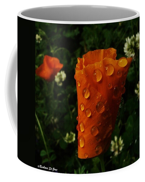 Curled Drops Coffee Mug featuring the photograph Curled Drops by Barbara St Jean