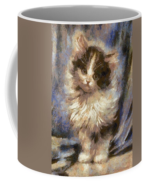 Kitten Coffee Mug featuring the photograph Cute Kitty by Charmaine Zoe