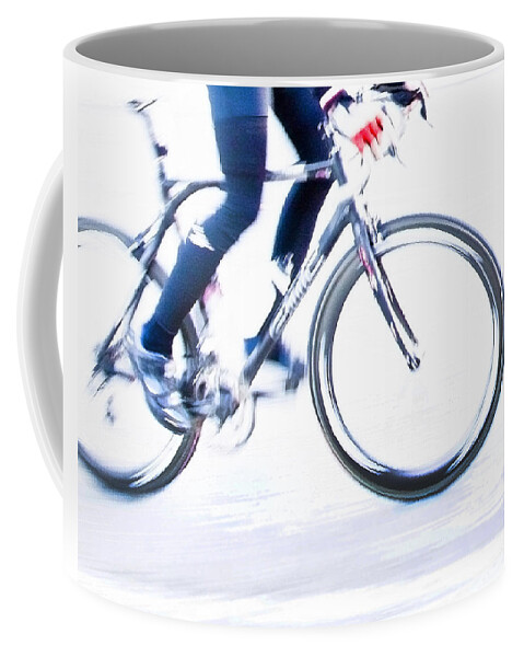 Bicycling Coffee Mug featuring the photograph Cycling by Theresa Tahara