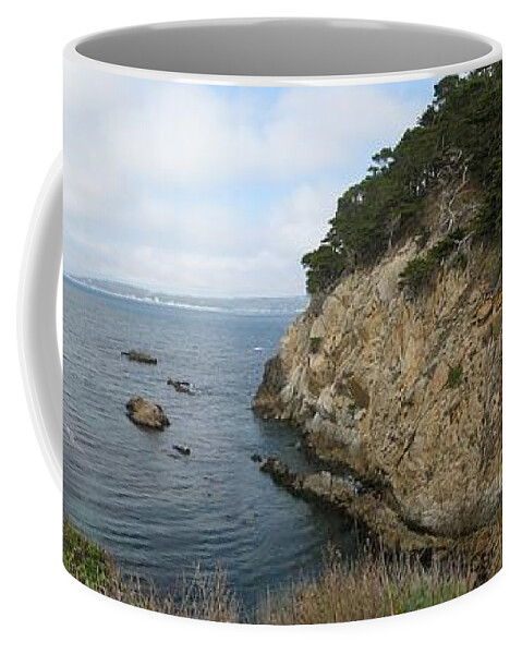Point Lobos Coffee Mug featuring the photograph Cypress Cove Panorama by James B Toy
