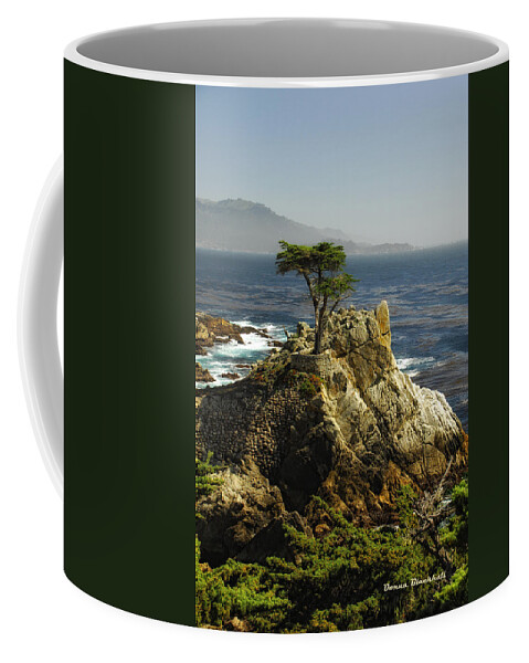Cypress Tree Coffee Mug featuring the photograph Cypress by Donna Blackhall