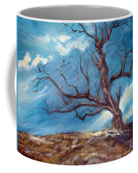 Tree Coffee Mug featuring the painting Daddy's Tree by Meaghan Troup