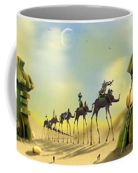 Surrealism Coffee Mug featuring the photograph Dali on the Move by Mike McGlothlen