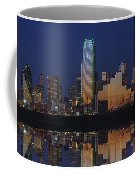 Dallas Coffee Mug featuring the photograph Dallas Aglow by Rick Berk