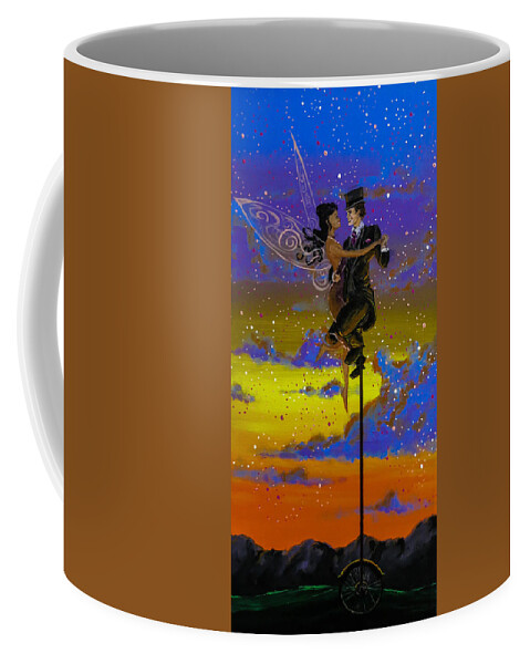 Dance Coffee Mug featuring the painting Dance Enchanted by Joel Tesch