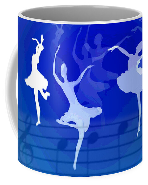Ballet Coffee Mug featuring the photograph Dance The Blues Away by Joyce Dickens