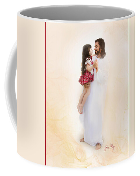 Dance With Me Coffee Mug featuring the digital art Dance with Me by Jennifer Page