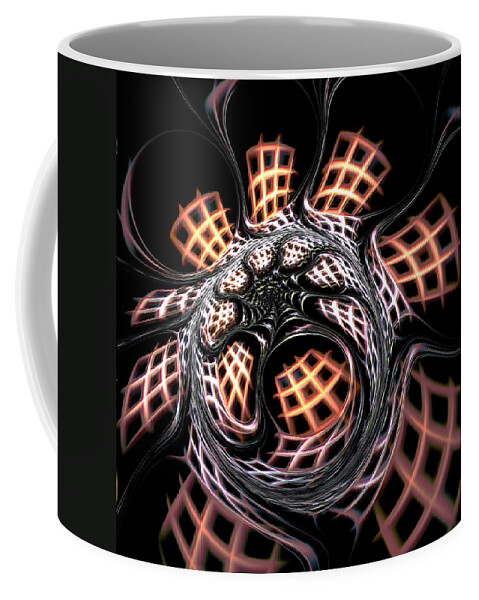 Nemesis Coffee Mug featuring the digital art Dark Side by Anastasiya Malakhova