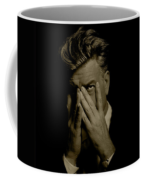 Actor Coffee Mug featuring the photograph David Lynch Hands by YoPedro