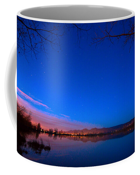Dawn Coffee Mug featuring the photograph Dawn The Beginning Of The Twilight by James BO Insogna
