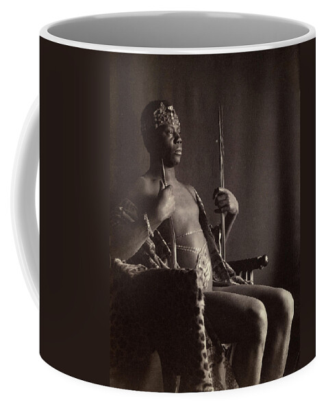 1896 Coffee Mug featuring the photograph Day African Chief, C1896 by Granger
