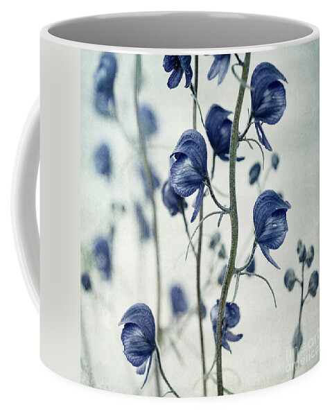 Monkhood Coffee Mug featuring the photograph Deadly Beauty by Priska Wettstein