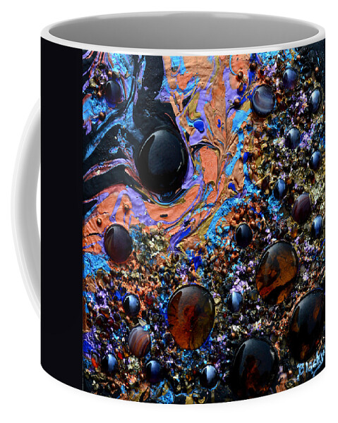 Modern Coffee Mug featuring the painting Deep Space 5 by Donna Blackhall