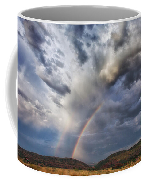 Storm Coffee Mug featuring the photograph Deer Creek Storm by Darren White